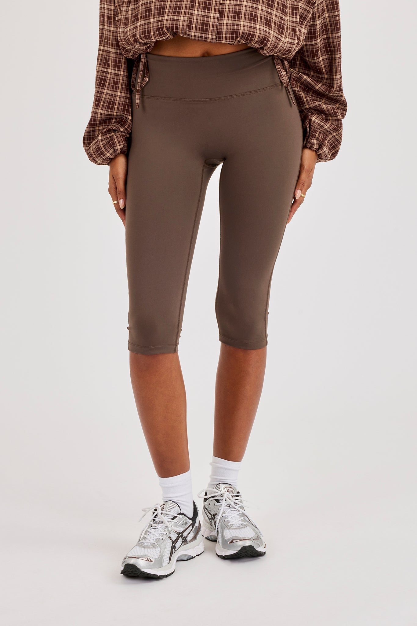 Technical Capri Pant - Chocolate